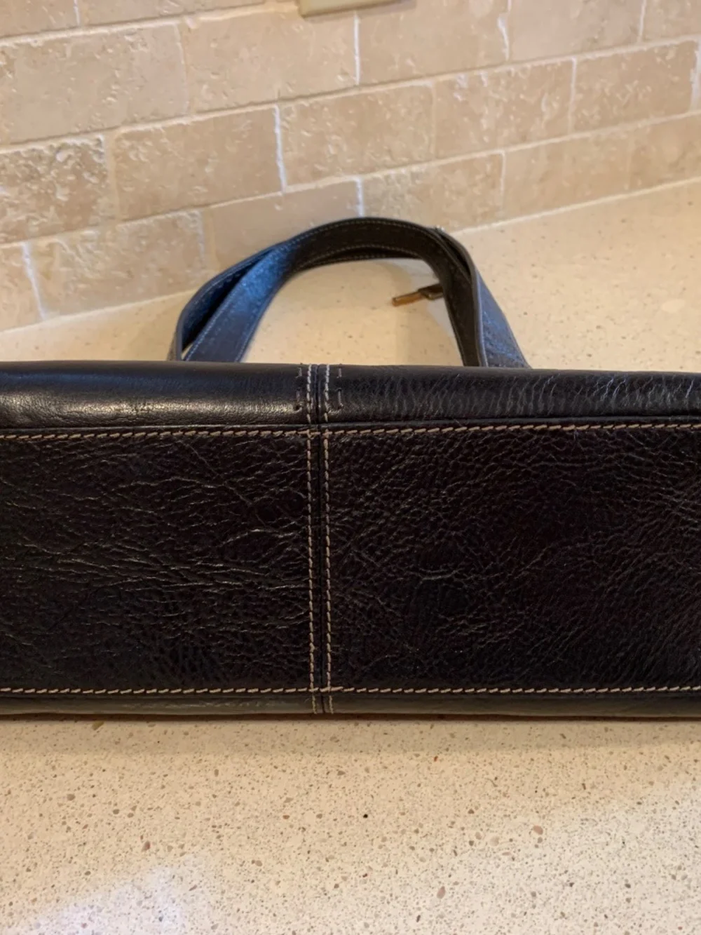 Fossil Black Shoulder Bag